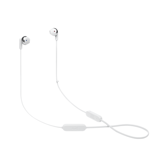 JBL Tune 215BT - White - Wireless Earbud headphones - Hero